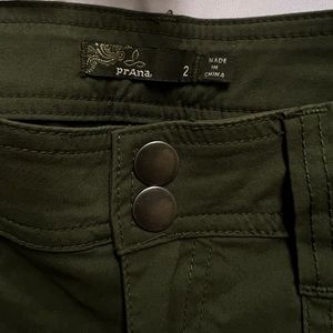 Prana organic cotton traveler pants size 2